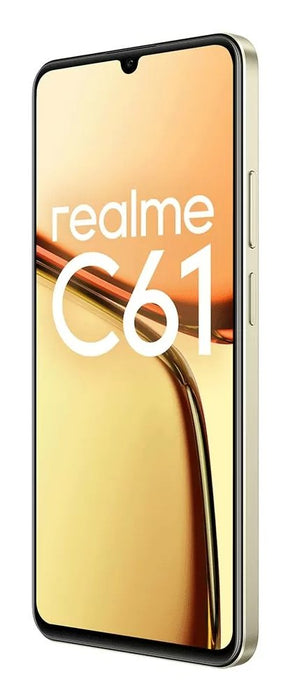 EAN 8056735027227 - realme C61 17,1 cm (6.74") SIM doble Android 14 4G USB Tipo C 6 GB 128 GB 5000 mAh Oro imagen 3
