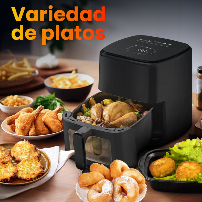 EAN 5907207221779 - Extralink Home SJ-500 5L Sencillo 1500 W Freidora de aire caliente Negro imagen 22