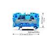 EAN 4017332999656 - Wago 2006-1204 bloque de terminales Azul imagen 2