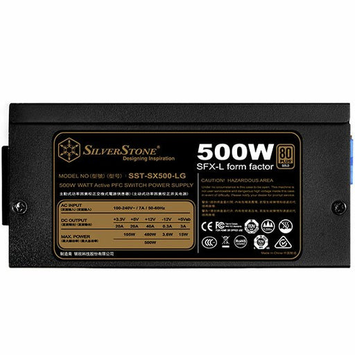 EAN 4710679810881 - Silverstone SST-SX500-LG V2.1 unidad de fuente de alimentación 500 W 20+4 pin ATX SFX-L Negro imagen 2