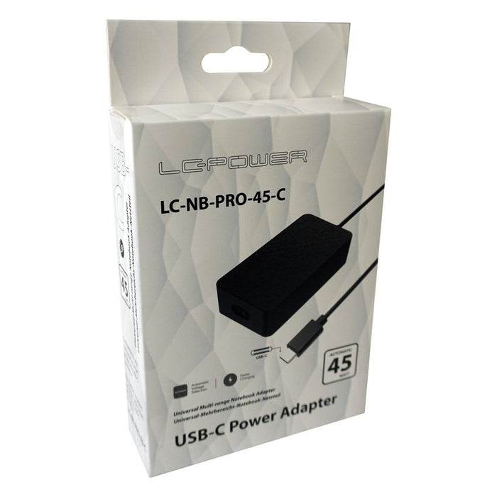 EAN 4260070128899 - LC-Power LC-NB-PRO-45-C adaptador e inversor de corriente Interior 45 W Negro imagen 3