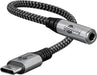 EAN 4040849740565 - Goobay 74056 cable de audio 0,15 m 3,5mm USB Tipo C Negro, Gris imagen 1