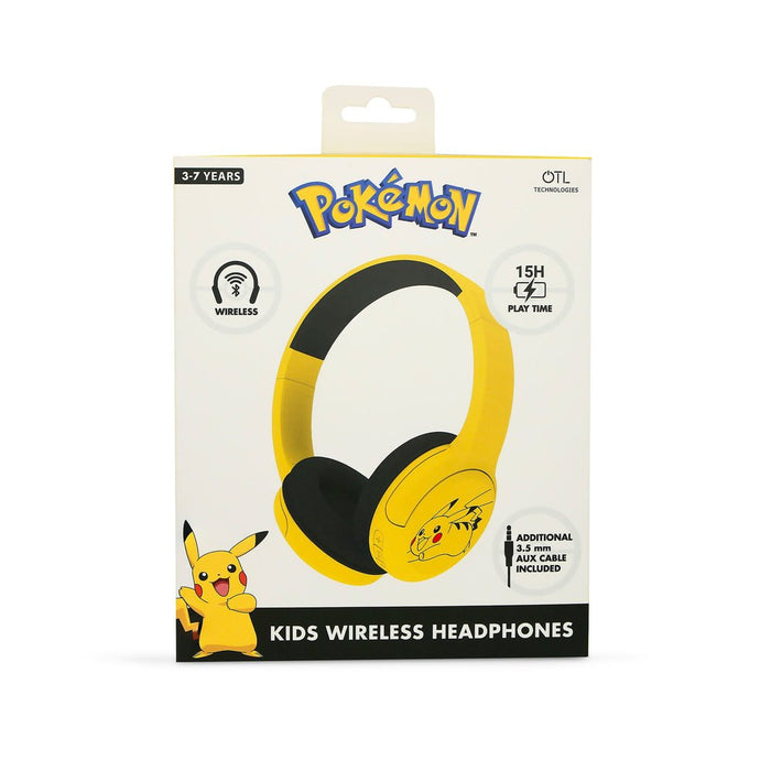 EAN 5055371629904 - OTL Technologies Pokémon Pikachu Auriculares Inalámbrico y alámbrico De mano Música Bluetooth Amarillo imagen 5