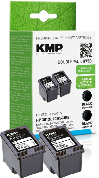 EAN 4011324692556 - KMP 1719,4021 cartucho de tinta 2 pieza(s) Compatible Negro imagen 1