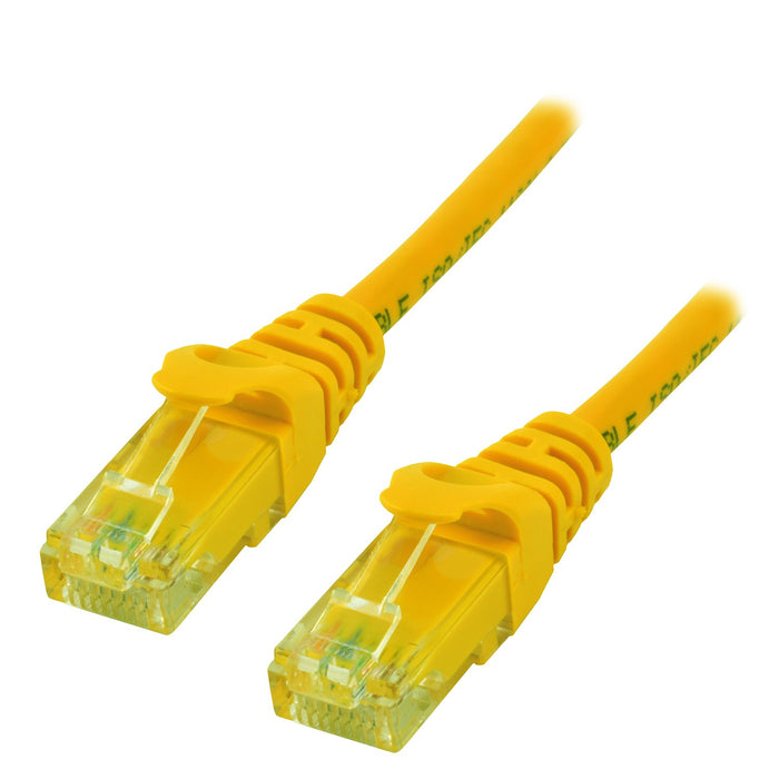 EAN 3700224724528 - MCL 0.5m Cat6 U/UTP cable de red Amarillo 0,5 m U/UTP (UTP) Alrededor imagen 1