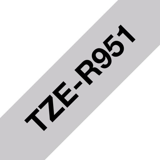 EAN 4977766801867 - Brother TZE-R951 cinta para impresora de etiquetas Negro sobre plata imagen 1
