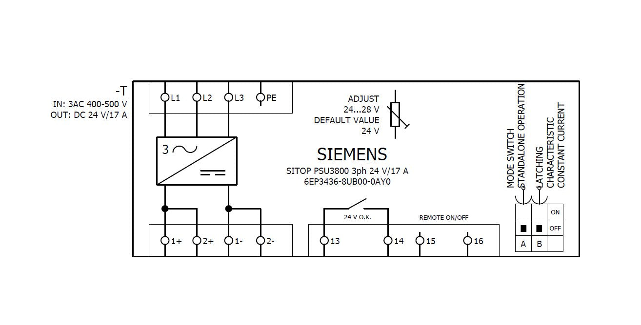 EAN 4025515154631 - Siemens 6EP3436-8UB00-0AY0 adaptador e inversor de corriente Interior Multicolor imagen 3