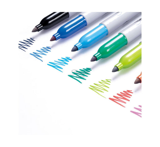 EAN 3026981808340 - Sharpie 2180834 marcador 24 pieza(s) Punta fina Negro, Azul, Gris, Naranja, Rosa, Púrpura, Rojo, Amarillo imagen 2