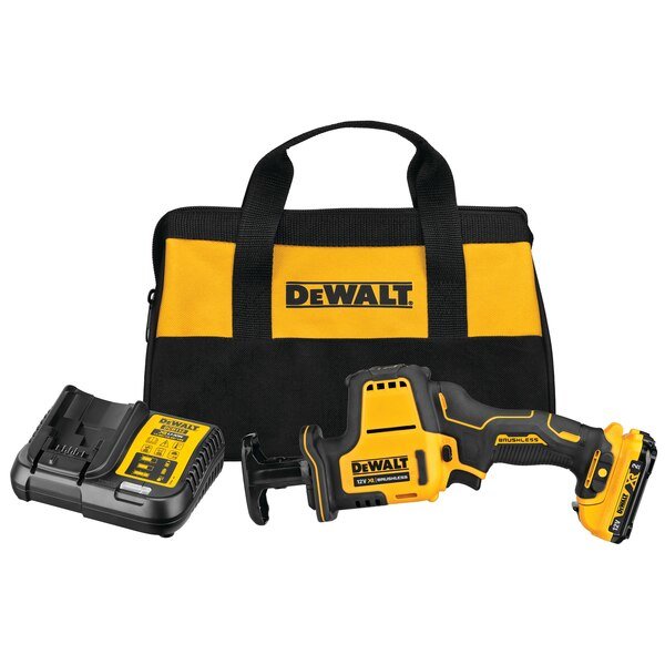 EAN 5035048732694 - DeWALT DCS312D2-QW sierra recíproca 2800 spm Negro, Amarillo imagen 8