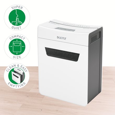 EAN 4002432127191 - Leitz 80940000 triturador de papel Microcorte 55 dB Gris, Blanco imagen 6