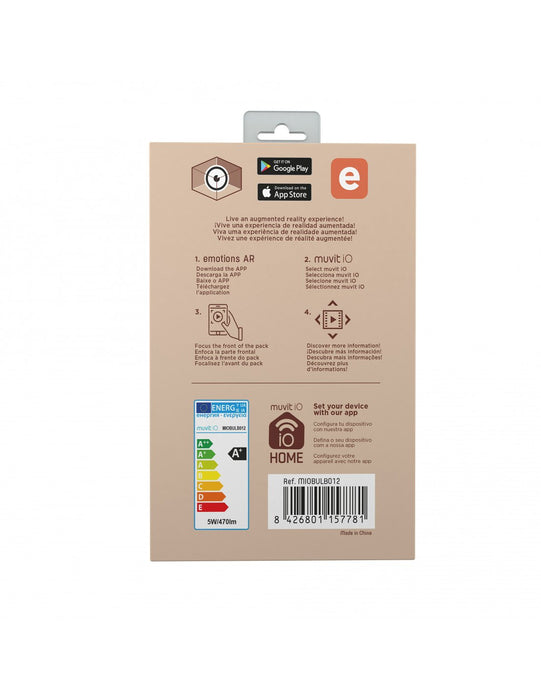 EAN 8426801157781 - Muvit MIOBULB012 iluminación inteligente Bombilla inteligente Wi-Fi 5 W imagen 5