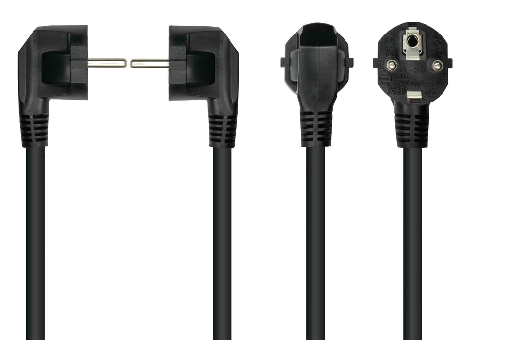 EAN 4066857002471 - Kabelmeister SK0151-S050 cable de transmisión Negro 5 m Enchufe tipo E+F C15 acoplador imagen 4