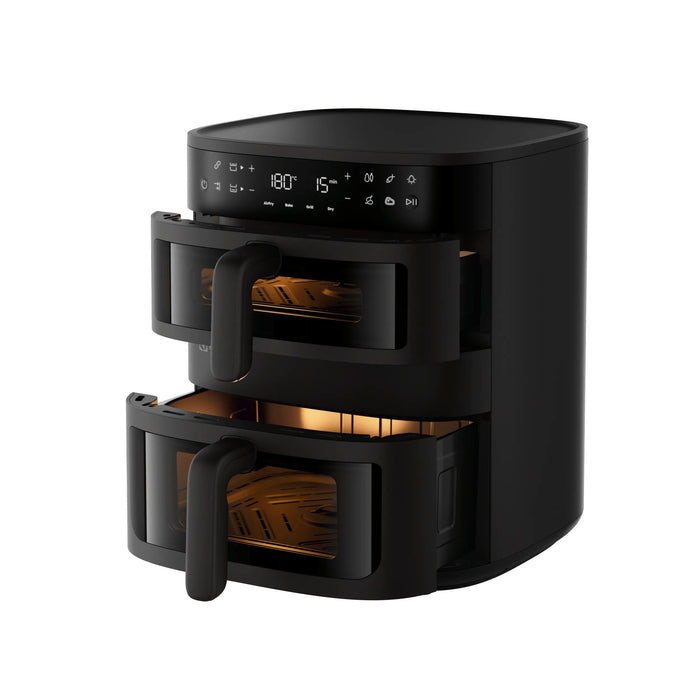 EAN 7333394095806 - Electrolux EAFD11B Doble 11 L Independiente 2700 W Freidora de aire caliente Negro imagen 2