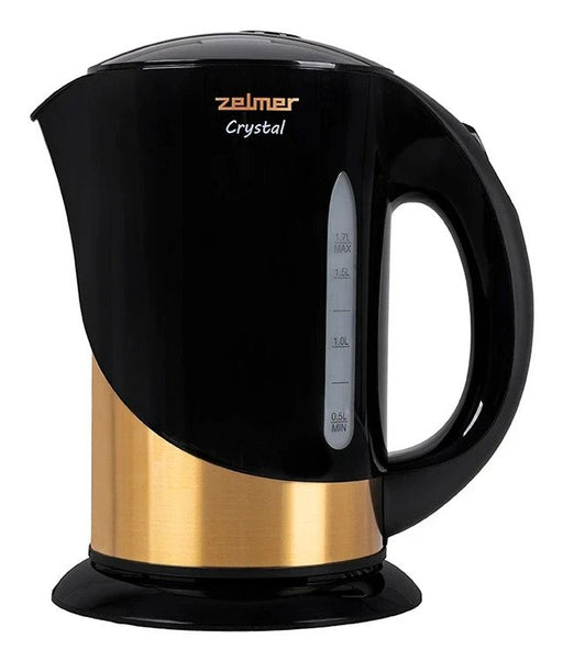 EAN 5908269356027 - Zelmer ZCK7630 Crystal Gold tetera eléctrica 1,7 L 2200 W Oro, Negro imagen 1