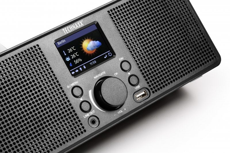 EAN 4260358124698 - Technaxx TX-153 radio Internet Digital Negro imagen 2