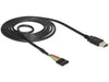 EAN 4043619837847 - DeLOCK 1.8m USB2.0-A/TTL 6-p cable USB 1,8 m USB A Negro imagen 1
