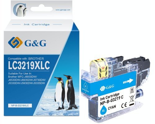 EAN 6941784744275 - G&G 13992 cartucho de tinta 1 pieza(s) Compatible Alto rendimiento (XL) Cian imagen 1