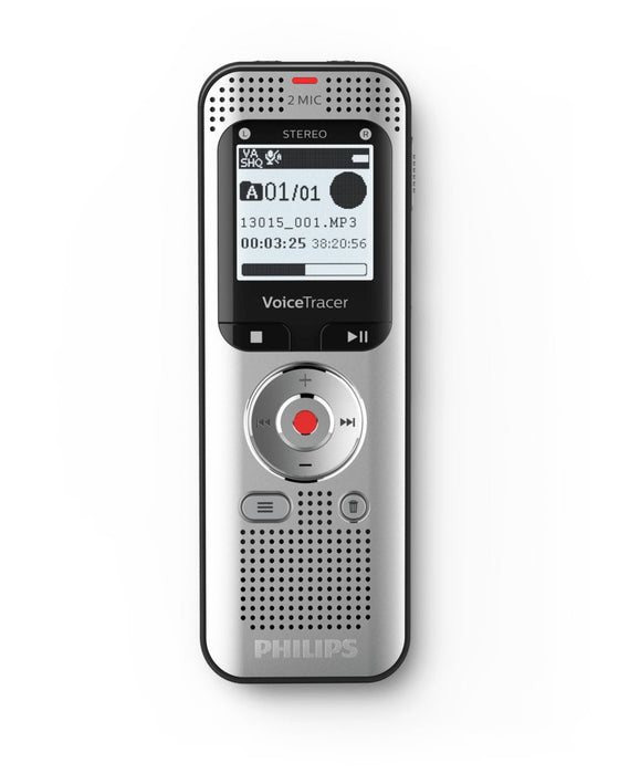 EAN 0855971006342 - Philips Voice Tracer DVT2050/00 dictáfono Tarjeta flash Plata imagen 1