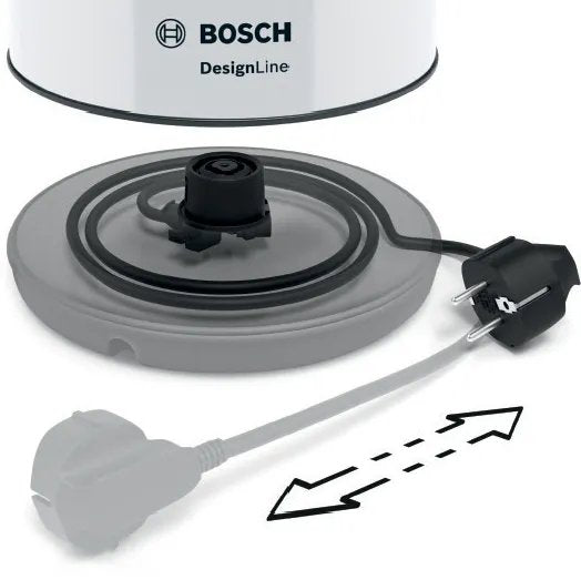 EAN 4242005253241 - Bosch TWK3P421 tetera eléctrica 1,7 L 2400 W Negro, Blanco imagen 7