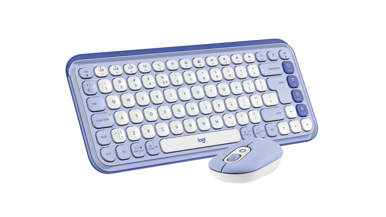 EAN 5099206127692 - Logitech 920-013078 teclado Ratón incluido Universal Bluetooth QWERTY Turco Lila, Blanco imagen 5