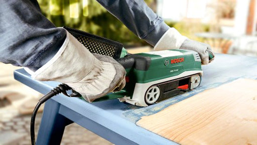 EAN 3165140633192 - Bosch PBS 75 AE Set Lijadora de banda Verde, Gris 750 W imagen 2