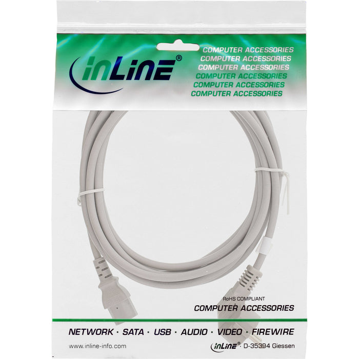 EAN 4043718264889 - InLine 16651T cable de transmisión Gris 1 m CEE7/7 C13 acoplador imagen 2