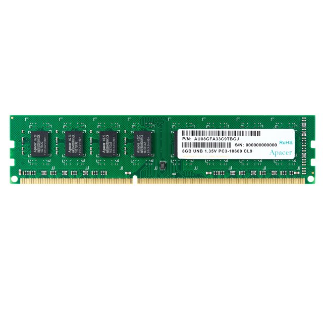 EAN 4712389886934 - Apacer 4GB 1333Mhz DDR3 módulo de memoria 240-pin DIMM imagen 1
