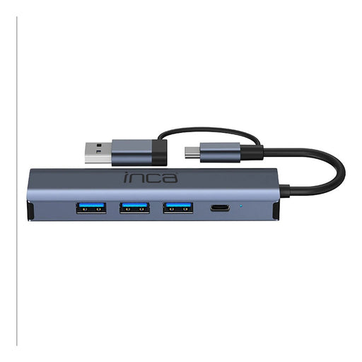 EAN 8681949015021 - Inca IUTP-5T hub de interfaz USB Tipo C 1000 Mbit/s Gris imagen 2
