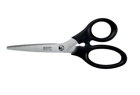 EAN 4002432138258 - Leitz 54240095 tijera de escritorio y manualidades Tijeras de oficina Corte recto Negro, Acero inoxidable imagen 1