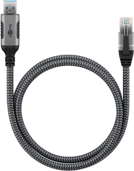 EAN 4040849706936 - Goobay 70693 cambiador de género para cable USB A RJ-45 Negro, Plata imagen 4