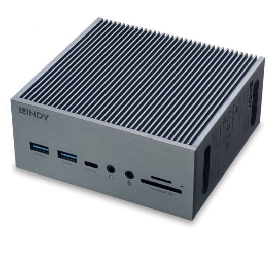 EAN 4002888433518 - Lindy 43351 base para portátil y replicador de puertos Acoplamiento USB 3.2 Gen 1 (3.1 Gen 1) Type-C Gris imagen 4
