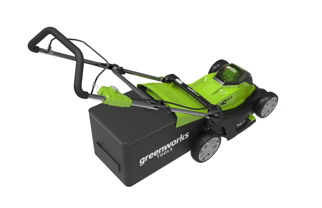 EAN 6952909025865 - Greenworks 2504707UB cortadora de césped Cortacésped manual Batería Verde imagen 3