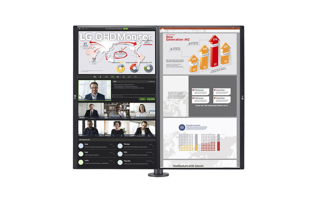 EAN 8806084049292 - LG 27QP88DP-BS pantalla para PC 68,6 cm (27") 2560 x 1440 Pixeles Quad HD LED Negro imagen 3