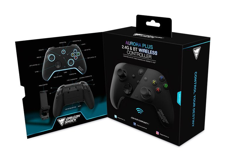 EAN 5425025593927 - Dragonshock Aurora Plus Negro Bluetooth/RF/USB Gamepad Analógico/Digital Android, PC, Playstation 3, iOS imagen 10