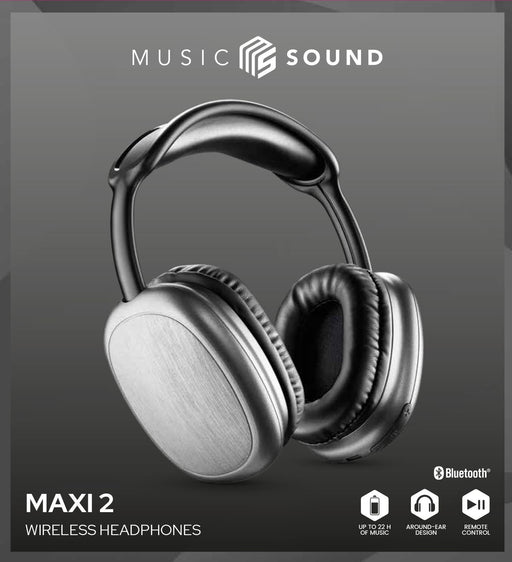 EAN 8018080453939 - Music Sound MAXI2 Auriculares Inalámbrico Diadema Llamadas/Música USB Tipo C Negro imagen 1