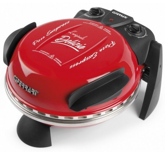 EAN 8034028306570 - G3 Ferrari Delizia fabricante de pizza y hornos 1 Pizza(s) 1200 W Negro, Rojo imagen 1