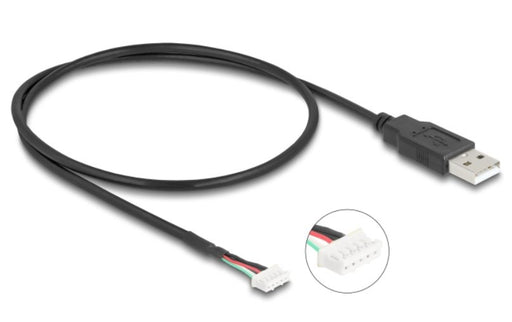 EAN 4043619121090 - DeLOCK 12109 cable USB USB 2.0 0,6 m USB A 5-pin terminal block Negro imagen 1