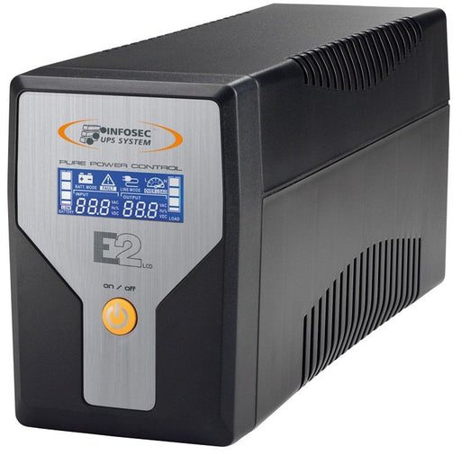 EAN 3700085653494 - Infosec E2 LCD, 800VA sistema de alimentación ininterrumpida (UPS) 0,8 kVA imagen 1