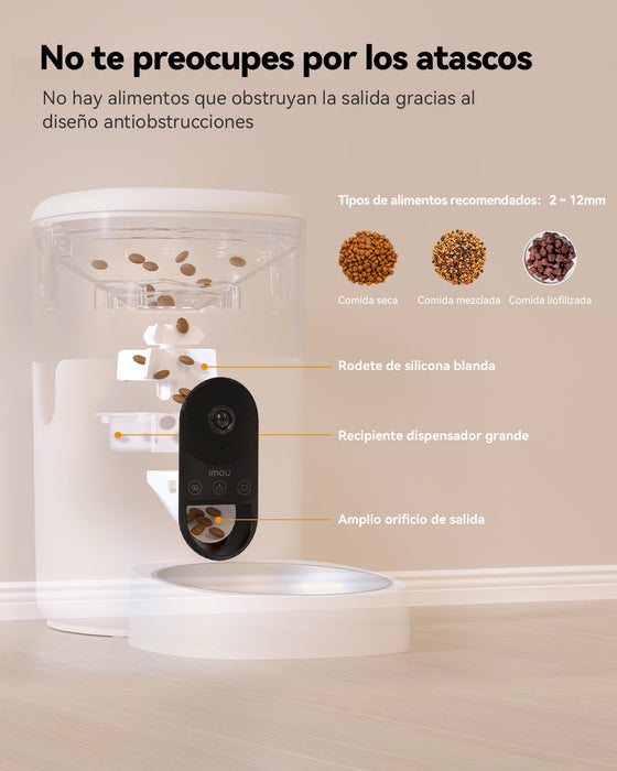 EAN 6976391032576 - Imou PF1 4L comedero y bebedero para perro y gato Acero inoxidable Blanco Comedero automático para mascot imagen 21