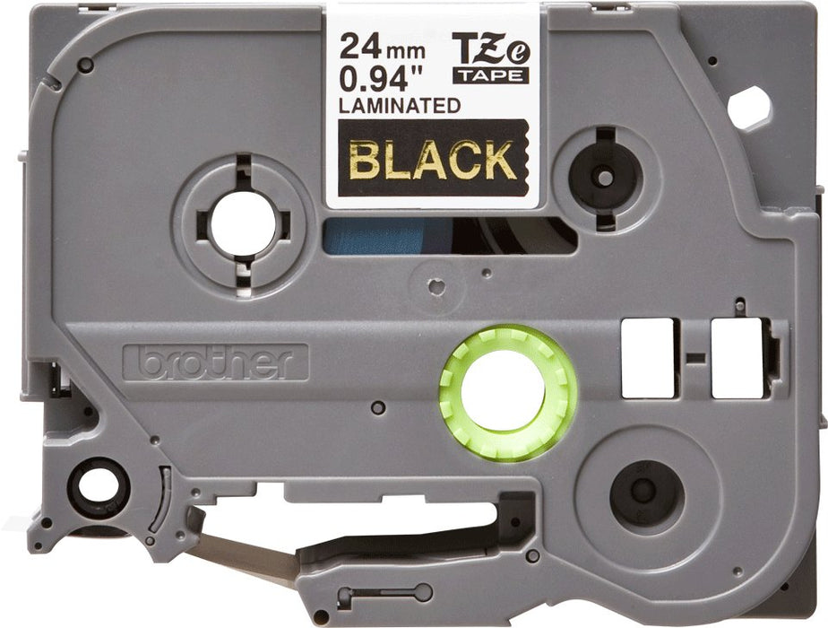 EAN 4977766801904 - Brother TZE-R354 cinta para impresora de etiquetas Oro sobre negro imagen 2