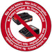 EAN 4006825610246 - Einhell GE-CL 18 Li E - Solo aspiradora de hojas 210 kmh Negro, Rojo imagen 4