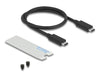 EAN 4043619420254 - DeLOCK 42025 caja para disco duro externo Caja externa para unidad de estado sólido (SSD) Gris M.2 imagen 4