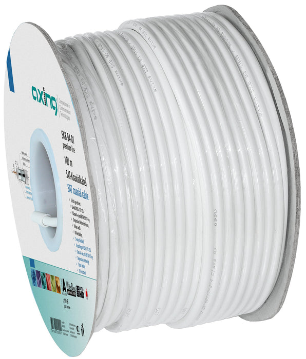 EAN 7611682004021 - Axing SKB09401 cable coaxial 100 m No imagen 1