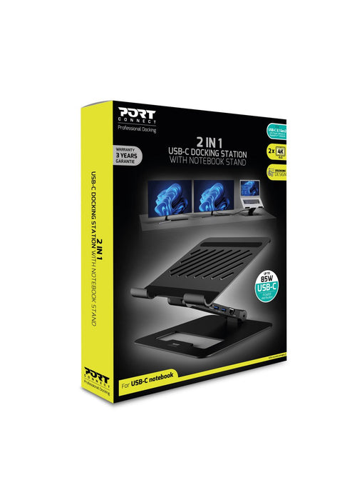 EAN 3567042030329 - Port Designs 901108DOCK-EU soporte para ordenador portátil Negro imagen 10