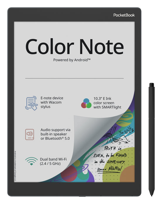 EAN 7640152097478 - PocketBook Color Note lectore de e-book Pantalla táctil 32 GB Wifi Negro, Azul imagen 1