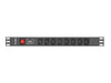 EAN 5901969424492 - Lanberg PDU-08I-0200-C20-BK unidad de distribución de energía (PDU) 8 salidas AC 1U Negro imagen 1