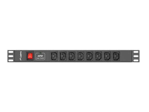 EAN 5901969424492 - Lanberg PDU-08I-0200-C20-BK unidad de distribución de energía (PDU) 8 salidas AC 1U Negro imagen 1