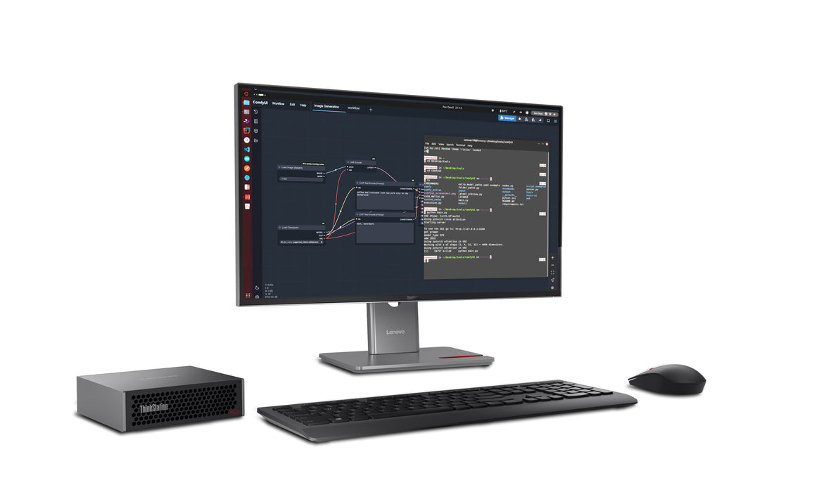 EAN 199275169298 - Lenovo ThinkStation PGX GB10 128 GB LPDDR5x-SDRAM 4 TB SSD DGX OS Mini Tower Mini PC Negro imagen 10