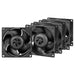EAN 4895213704304 - ARCTIC S8038-7K Procesador Ventilador 8 cm Negro 4 pieza(s) imagen 1