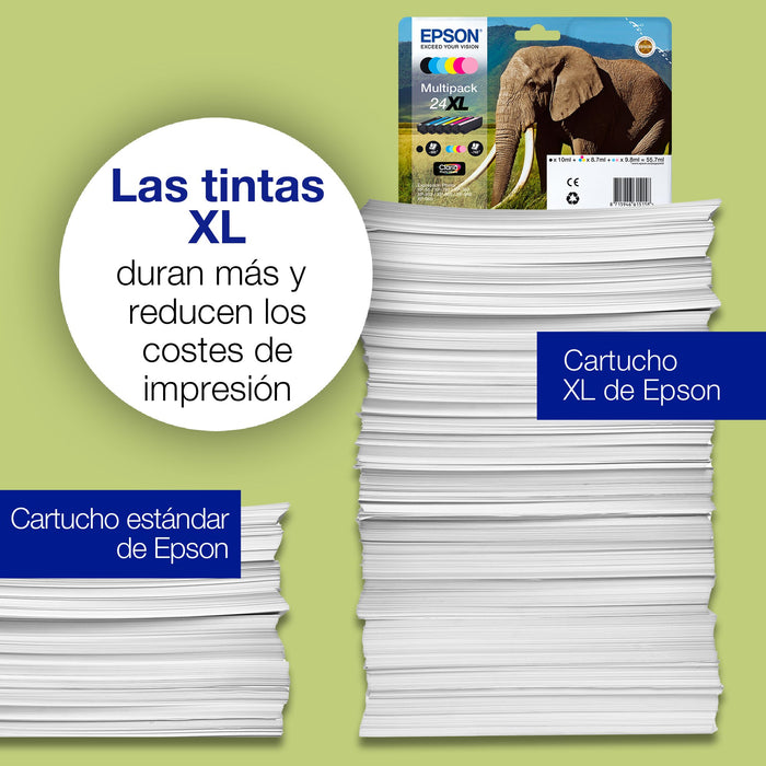 EAN 8715946625386 - Epson Elephant C13T24254012 cartucho de tinta 1 pieza(s) Original Rendimiento estándar imagen 4